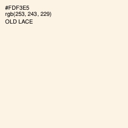#FDF3E5 - Old Lace Color Image